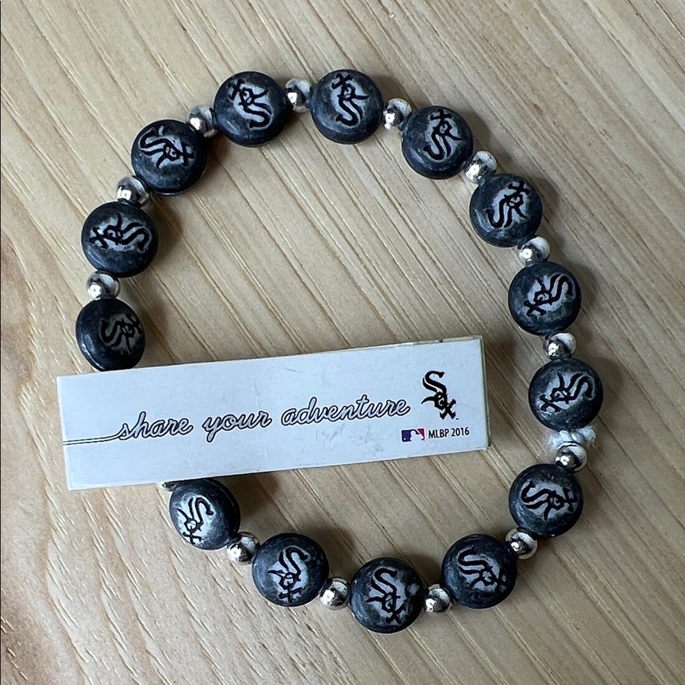 Chicago White Sox Beaded Bracelet